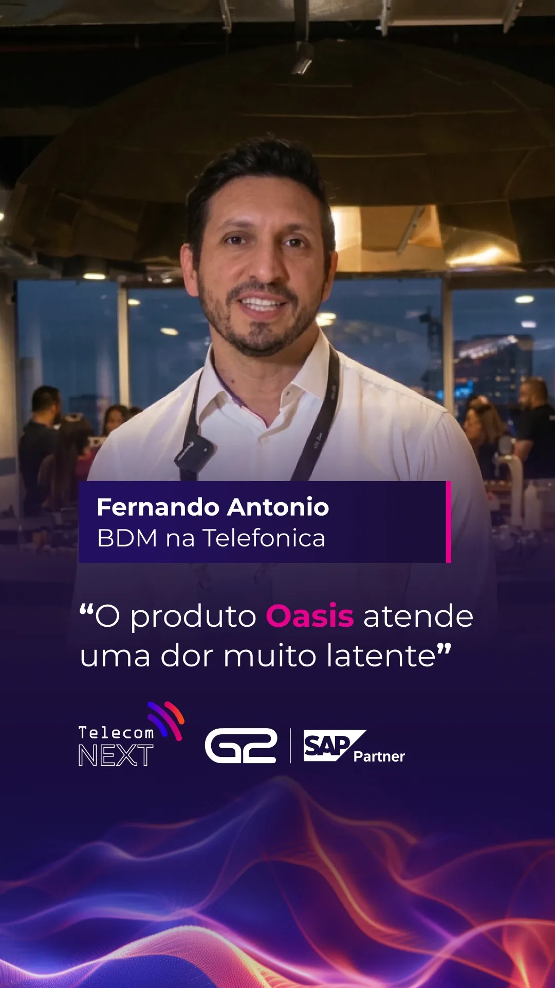 Depoimento em vídeo — Fernando Antonio — Telefônica