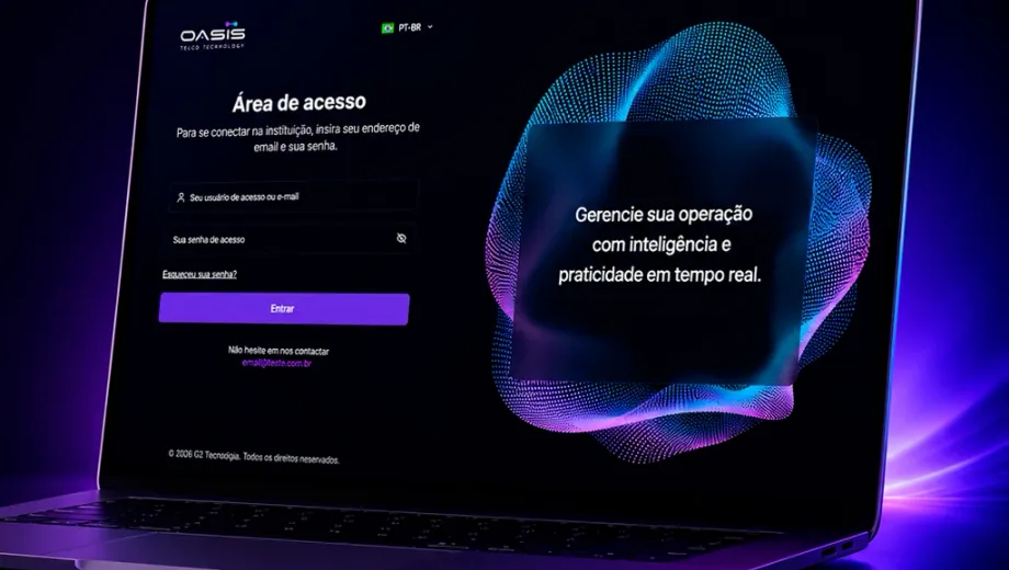 Painel do produto mostrando CRM, contratação, ativação e faturamento integrados
